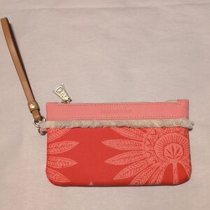 Spartina 449 Grab-N-Go Wristlet NWOT Palmetto Frond Pattern RFID Protection